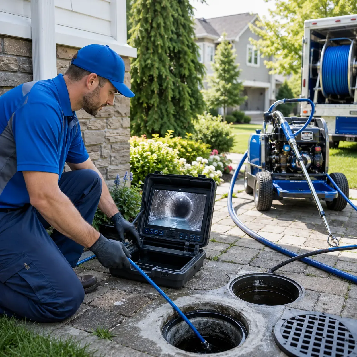 Outdoor drain cleaning professionals serving Cresson, PA